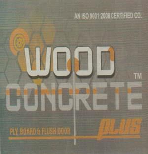 WOOD CONCRETE (and logo) trademark logo