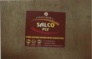 SALCO PLY (and logo) trademark logo