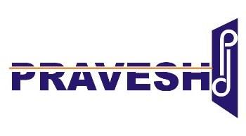 PRAVESH (and logo) trademark logo