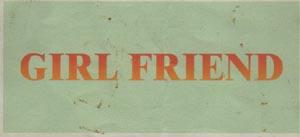 GIRL FRIEND (and logo) trademark logo