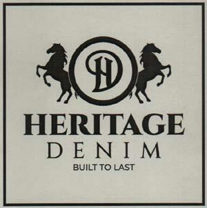 HERITAGE DENIM (and logo) trademark logo