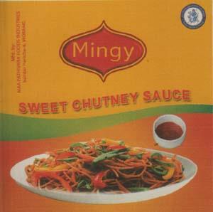 MINGY SWEET CHUTNEY SAUCE (and logo) trademark logo