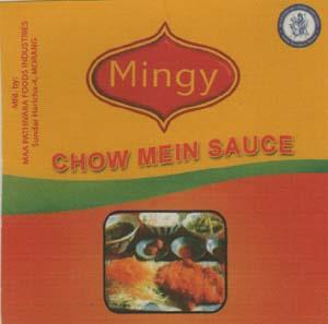 MINGY CHOW MEIN SAUCE (and logo) trademark logo
