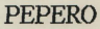 PEPERO (and logo) trademark logo