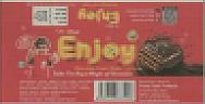TOO MUCH ENJOY (and logo) trademark logo