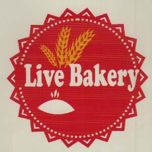LIVE BAKERY (and logo) trademark logo