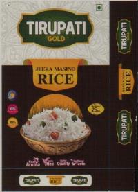 TIRUPATI GOLD (and logo) trademark logo