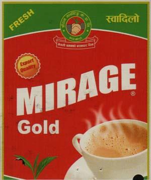 MIRAGE Gold (and logo) trademark logo