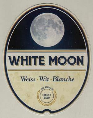 WHITE MOON CRAFT BEER (650 ML & 330 ML BOTTLE 5% ALC) (and logo) trademark logo