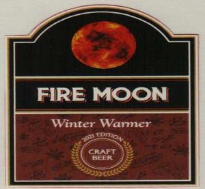 FIRE MOON CRAFT BEER (250 ML BOTTLE 5% ALC) (and logo) trademark logo