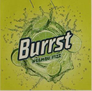BURRST NEEMBU FIZZ (and logo) trademark logo