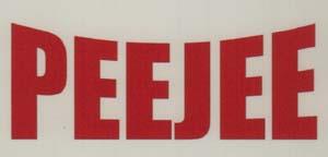PEEJEE (and logo) trademark logo