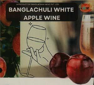 BANGLACHULI WHITE APPLE WINE (and logo) trademark logo