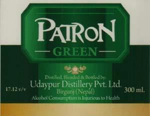 PATRON (and logo) trademark logo