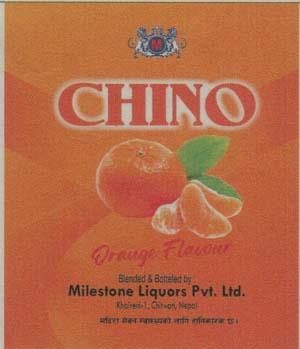 CHINO ORANGE FLAVOUR (and logo) trademark logo