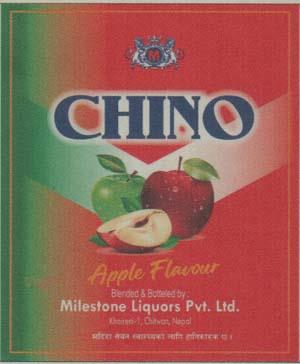 CHINO APPLE FLAVOUR (and logo) trademark logo
