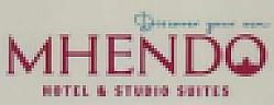 MHENDO HOTEL & STUDIO SUITES (and logo) trademark logo