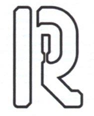 R (and logo) trademark logo