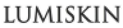 LUMISKIN (and logo) trademark logo