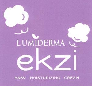 LUMIDERMA EKZI (and logo) trademark logo