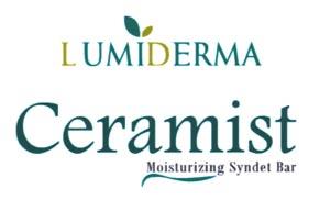 LUMIDERMA CERAMIST (and logo) trademark logo