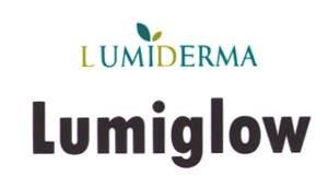 LUMIDERMA LUMIGLOW (and logo) trademark logo