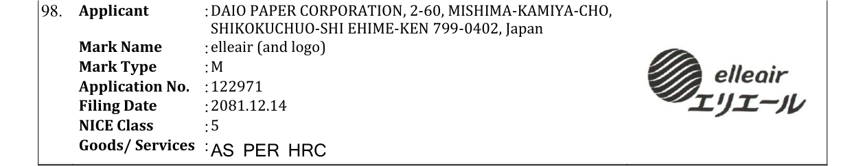 Original bulletin entry for elleair (and logo)