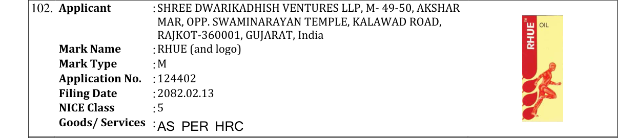 Original bulletin entry for RHUE (and logo)