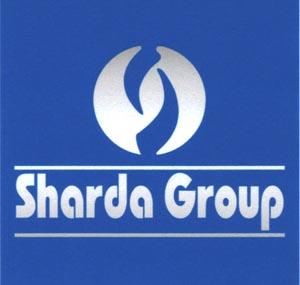 SHARDA GROUP (and logo) trademark logo