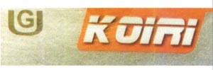 UG KOIRI (and logo) trademark logo