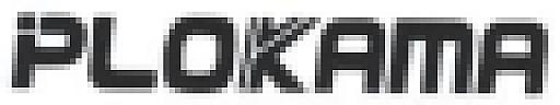 PLOKAMA (and logo) trademark logo