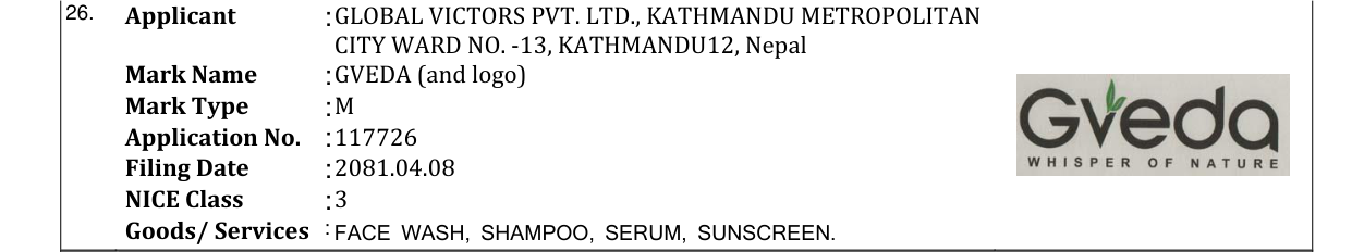 Original bulletin entry for GVEDA (and logo)