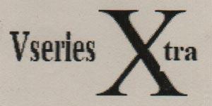 VSERIES XTRA (and logo) trademark logo