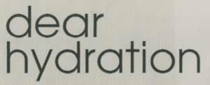 dear hydration (and logo) trademark logo