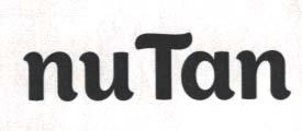 nuTan (and logo) trademark logo