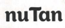 nuTan (and logo) trademark logo