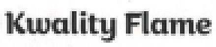 KWALITY FLAME (and logo) trademark logo