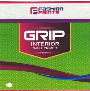 FASHION PAINTS GRIP INTERIOR WALL PRIMER (and logo) trademark logo