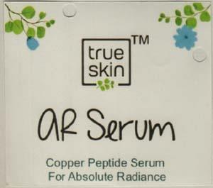 TRUESKIN COPPER PEPTIDE SERUM (and logo) trademark logo