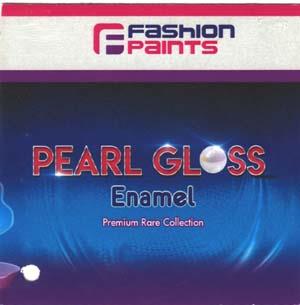 FASHION PAINTS PEARL GLOSS ENAMEL (and logo) trademark logo