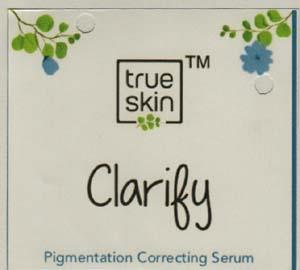 TRUESKIN PIGMENTATION CORRECTION SERUM (and logo) trademark logo