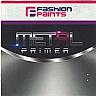 FASHION PAINTS METAL PRIMER (and logo) trademark logo