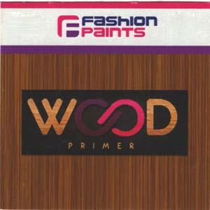 FASHION PAINTS WOOD PRIMER (and logo) trademark logo
