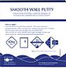 FASHION PAINTS SMOOTH WALL PUTTY (and logo) trademark logo