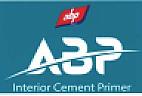 ABP INTERIOR CEMENT PRIMER (and logo) trademark logo