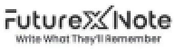 FUTURE X NOTE (and logo) trademark logo