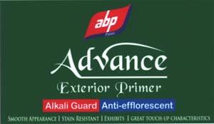 ABP ADVANCE EXTERIOR PRIMER (and logo) trademark logo
