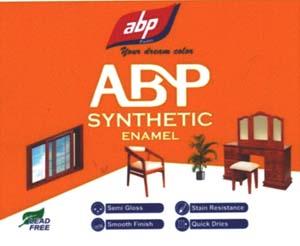 ABP SYNTHETIC ENAMEL (and logo) trademark logo