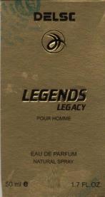 DELSC LEGENDS LEGACY (and logo) trademark logo