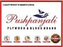 PUSPANJALI PLY (and logo) trademark logo
